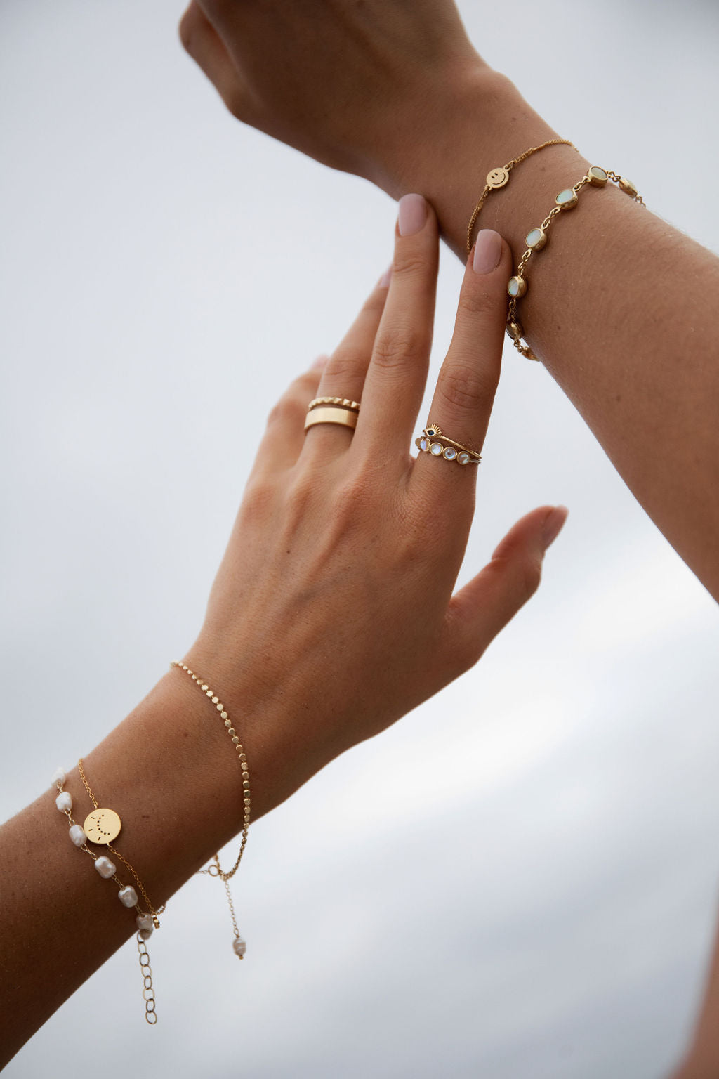 Gold Filled Evil Eye Ring