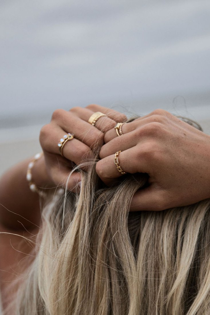 Gold Filled Chain Link Ring