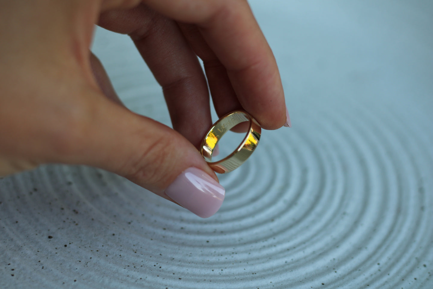 Gold Filled Polished Flat Band Ring