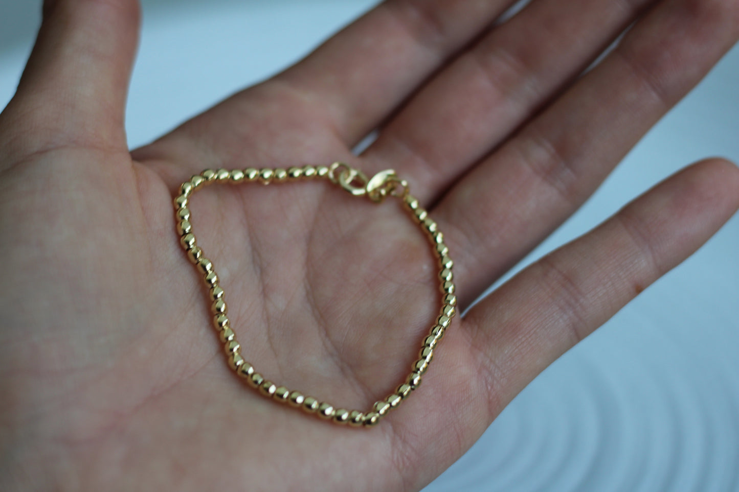"Mini Me" Gold Filled Beaded Bracelet