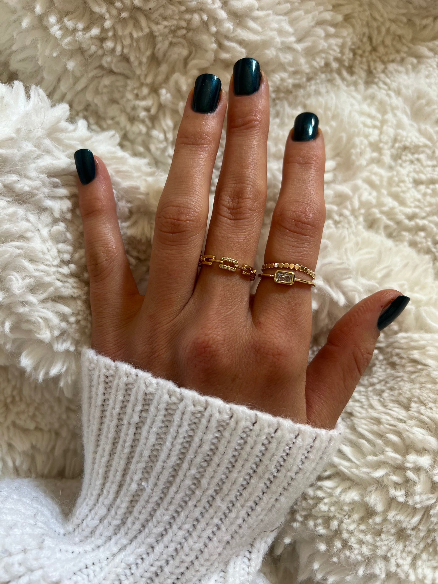 Gold Filled Chain Link Ring