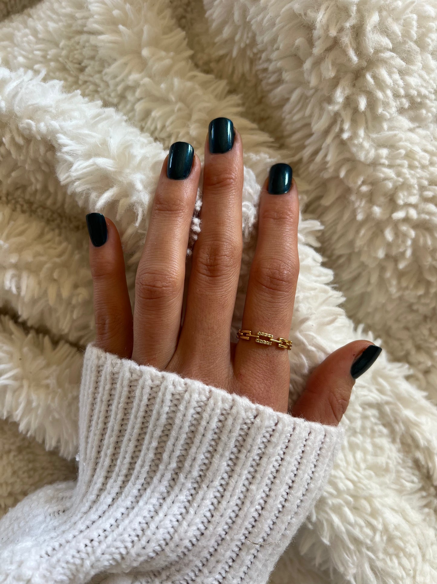 Gold Filled Chain Link Ring