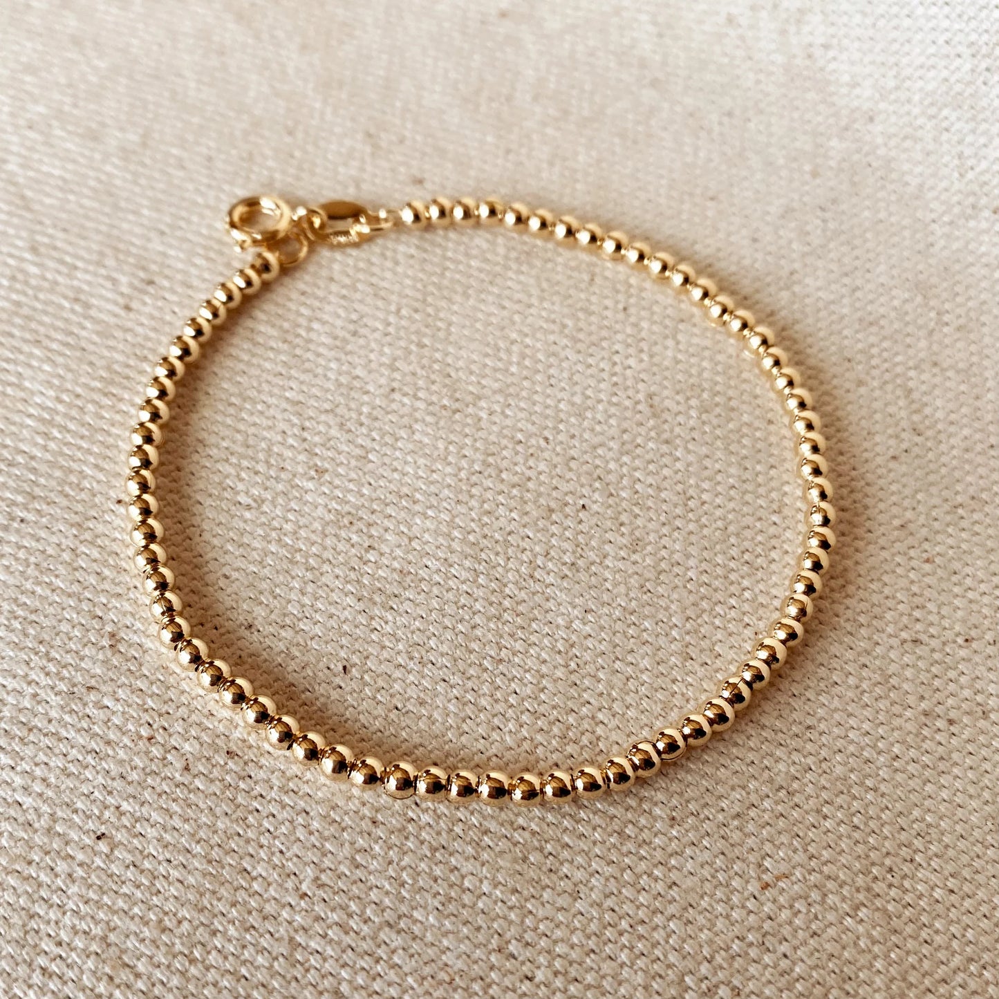 "Mini Me" Gold Filled Beaded Bracelet