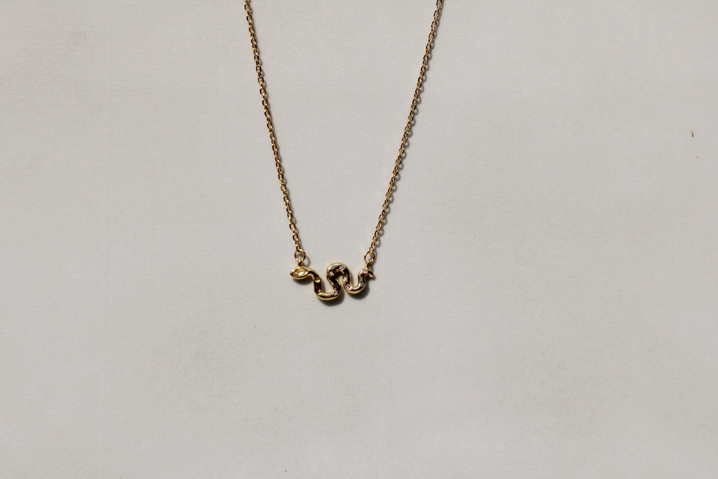 Silent Venom Gold Necklace