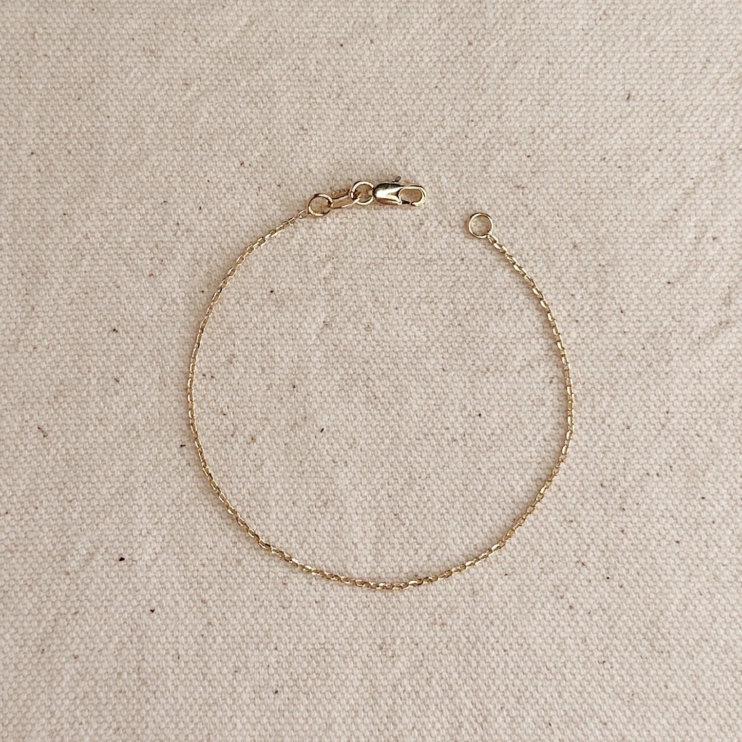 Gold Filled Link Chain Bracelet