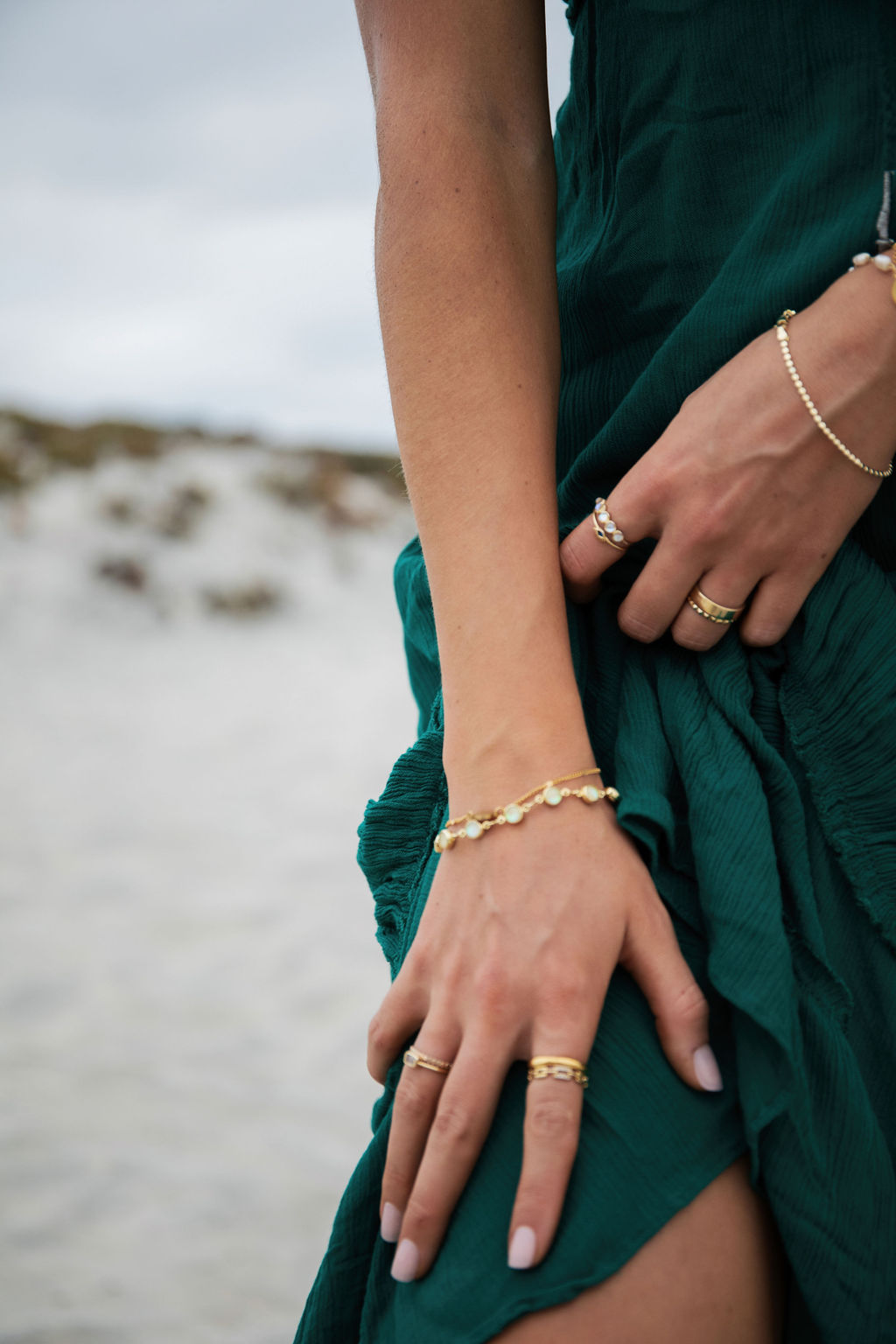 18k Gold Filled Polished Flat Band Ring