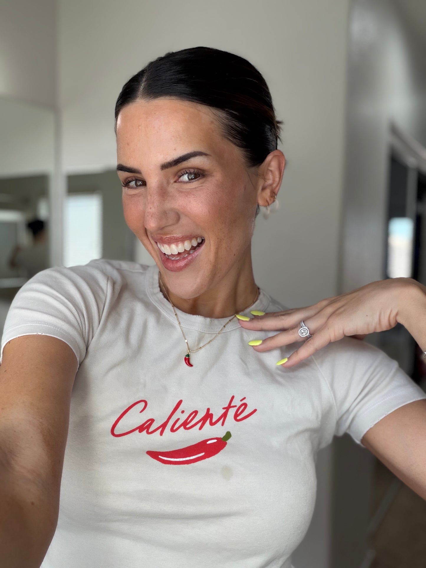 "Caliente" Chili Pepper Necklace X Chelsea Delgado