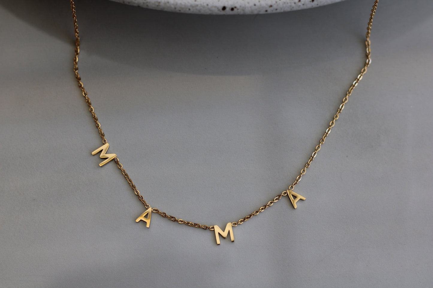 18K Gold MAMA Necklace