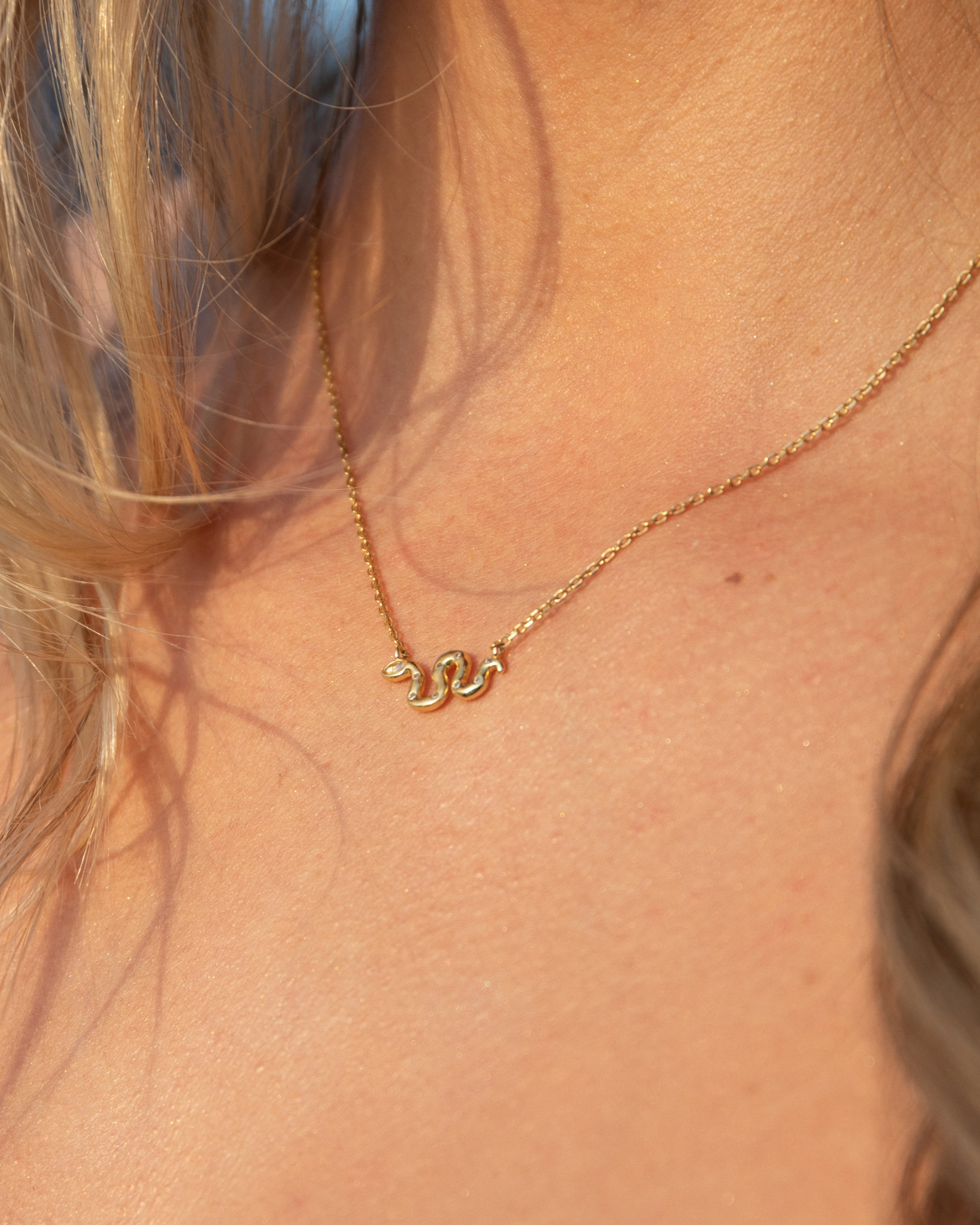 Silent Venom Gold Necklace
