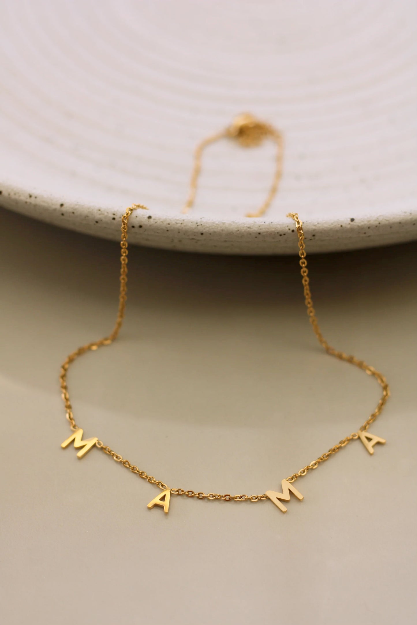 18K Gold MAMA Necklace