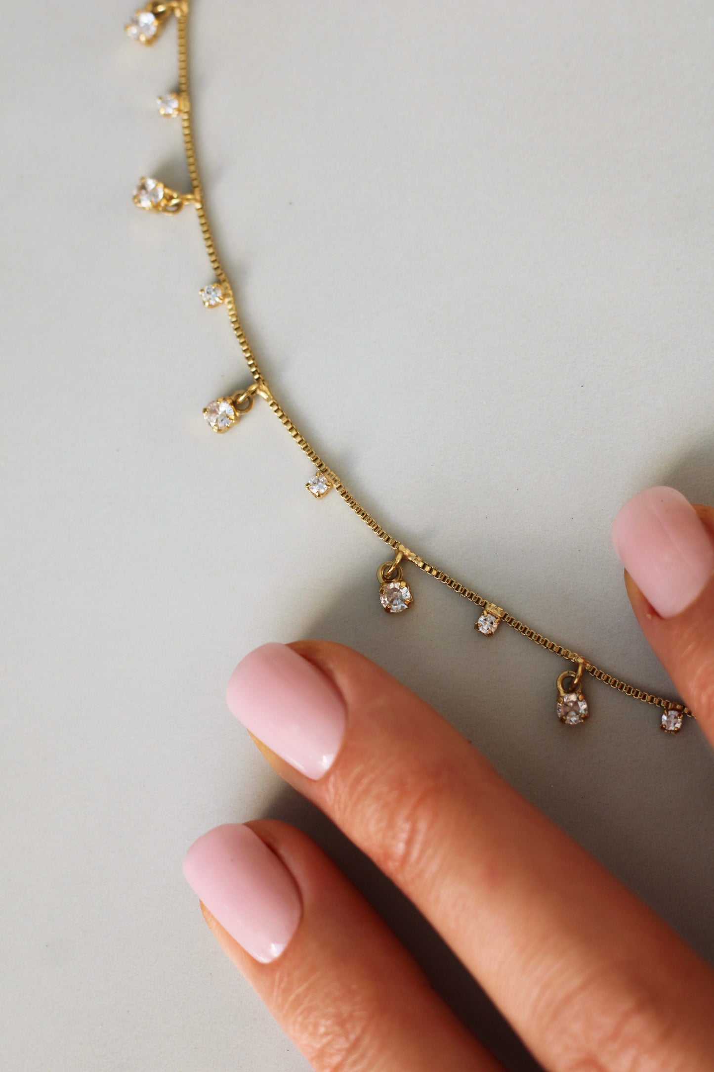 Gold-Filled Sparkling Stars Necklace